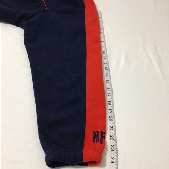 NFL New England Patriots Quarter Zip Fleece Pullover Jacket Good Condition - Picture 5 of 12